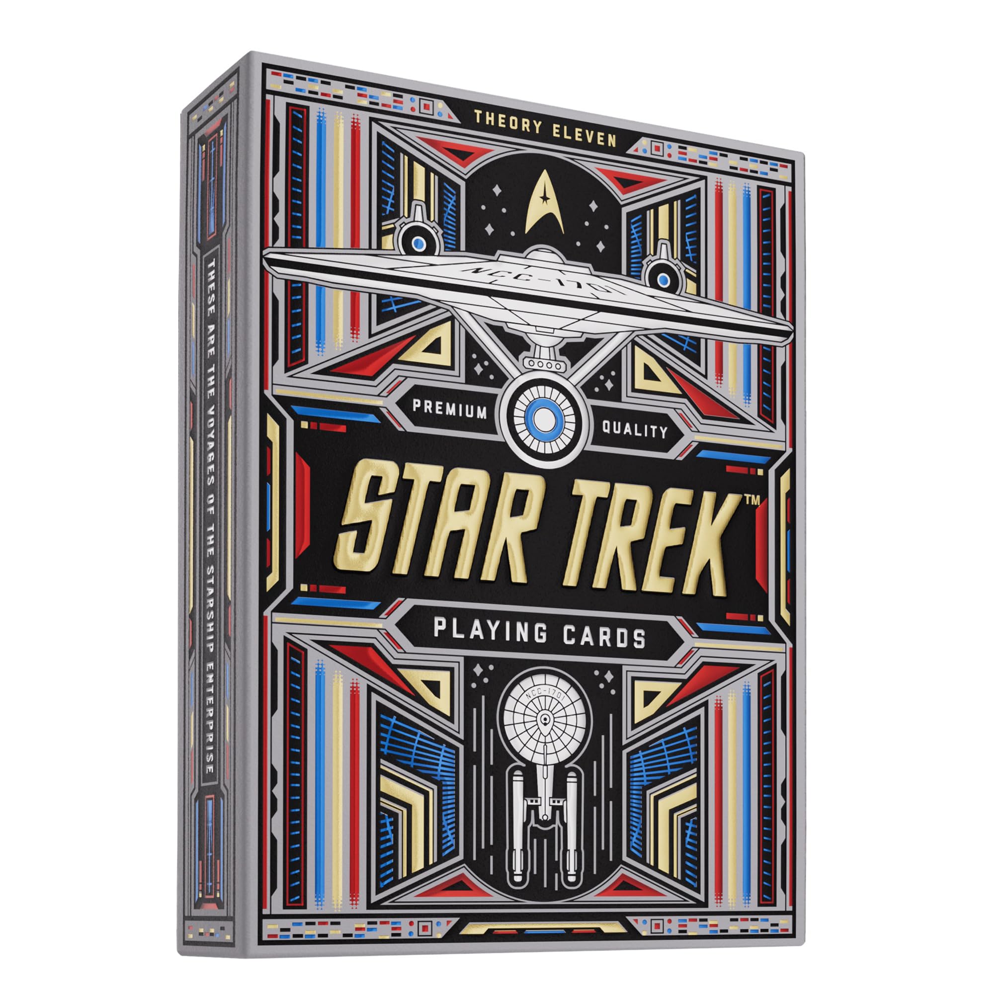 theory11 Star Trek Light Premium Playing Cards – Custom Artwork, Poker Size
