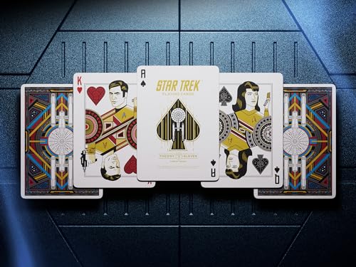 theory11 Star Trek Light Premium Playing Cards – Custom Artwork, Poker Size