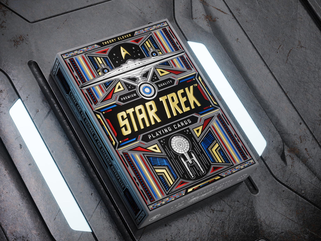 theory11 Star Trek Light Premium Playing Cards – Custom Artwork, Poker Size