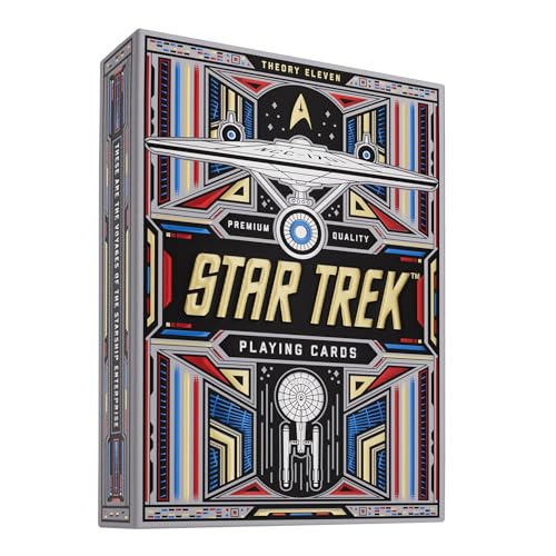 theory11 Star Trek Light Premium Playing Cards – Custom Artwork, Poker Size