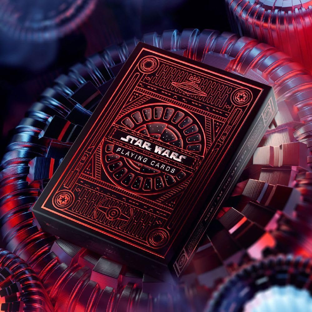 theory11 Star Wars Dark Side Playing Cards - Red Edition