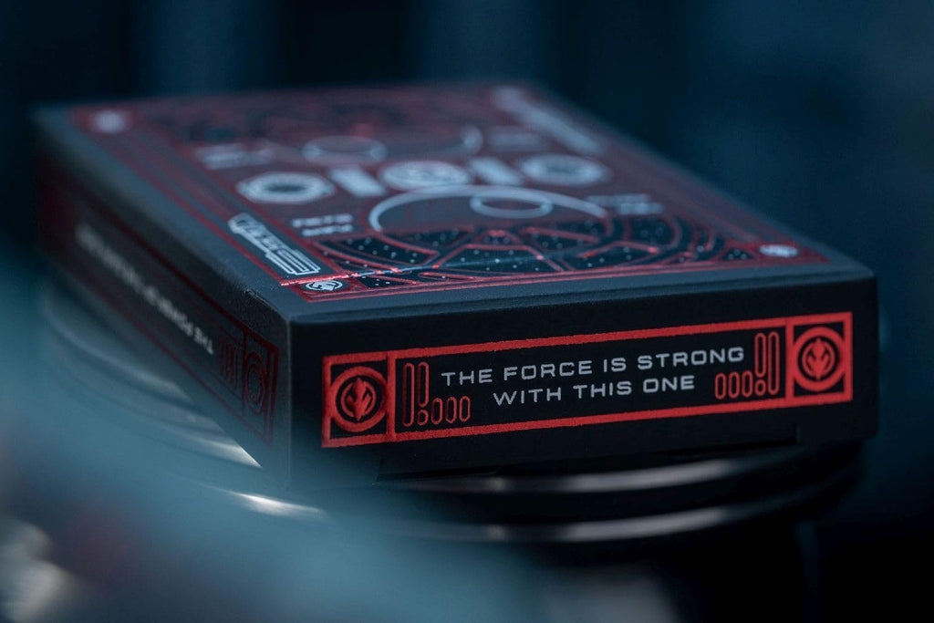 theory11 Star Wars Dark Side Playing Cards - Red Edition