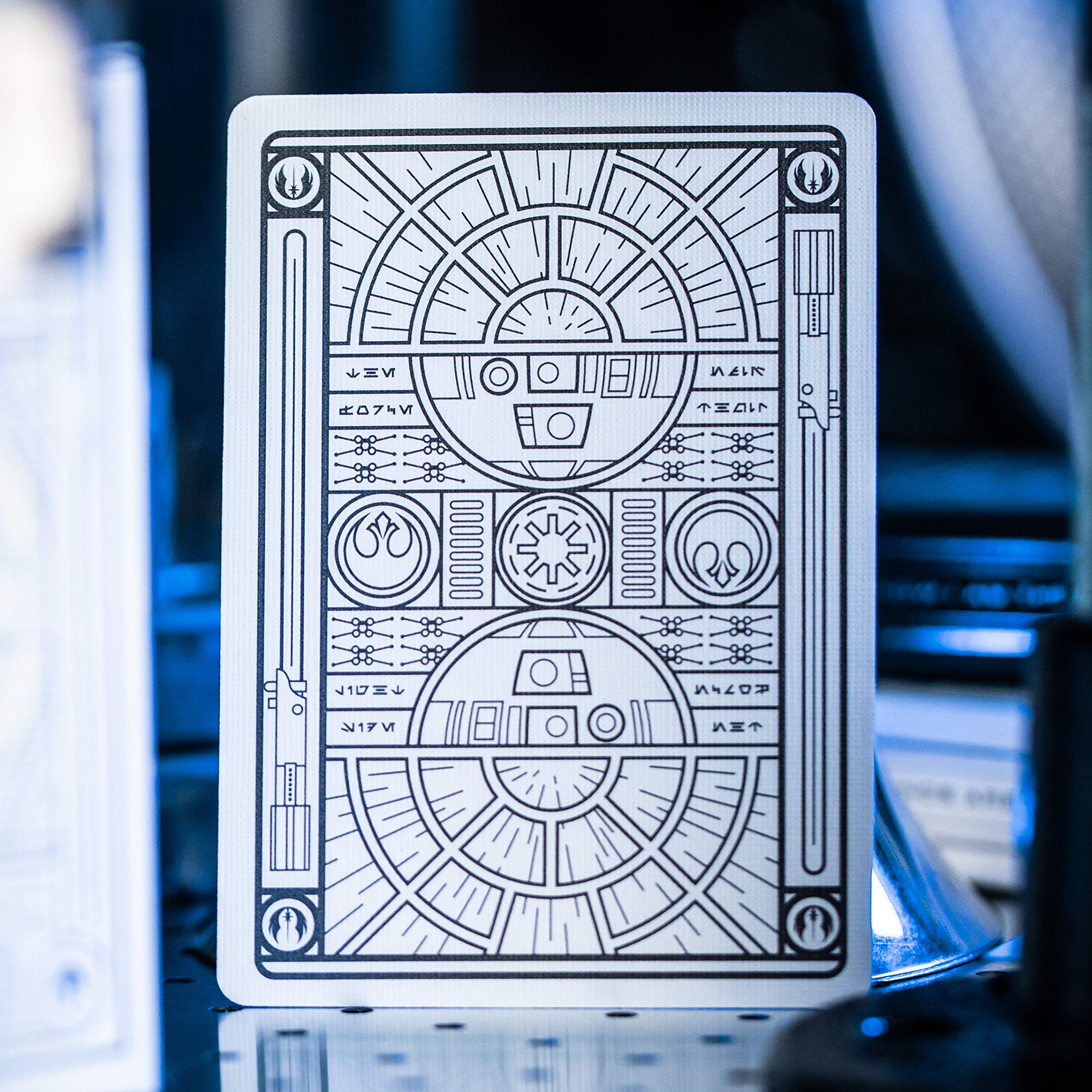 theory11 Star Wars Silver Special Edition - White Light Side Premium Playing Cards