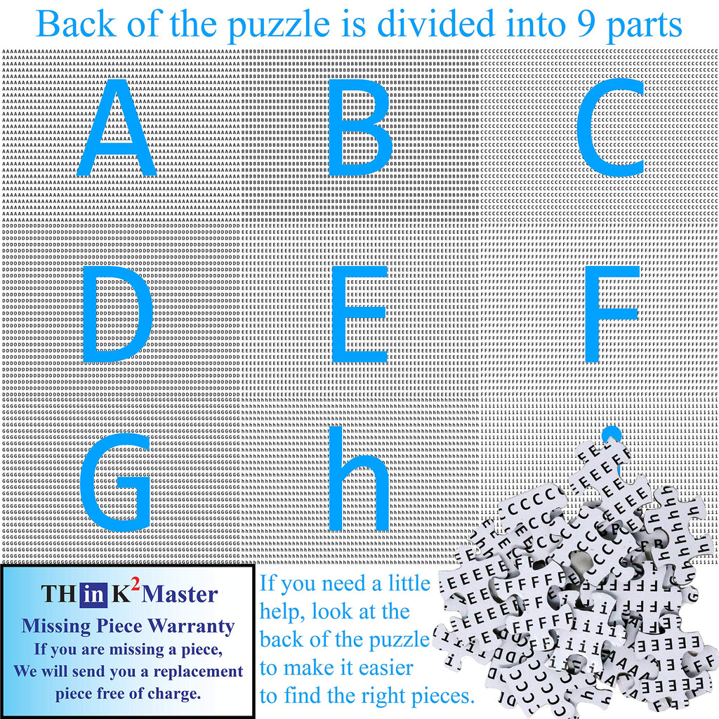 Think2Master 1000-Piece Pooping Puppies Jigsaw Puzzle – Humorous Gag Gift for Ages 13+
