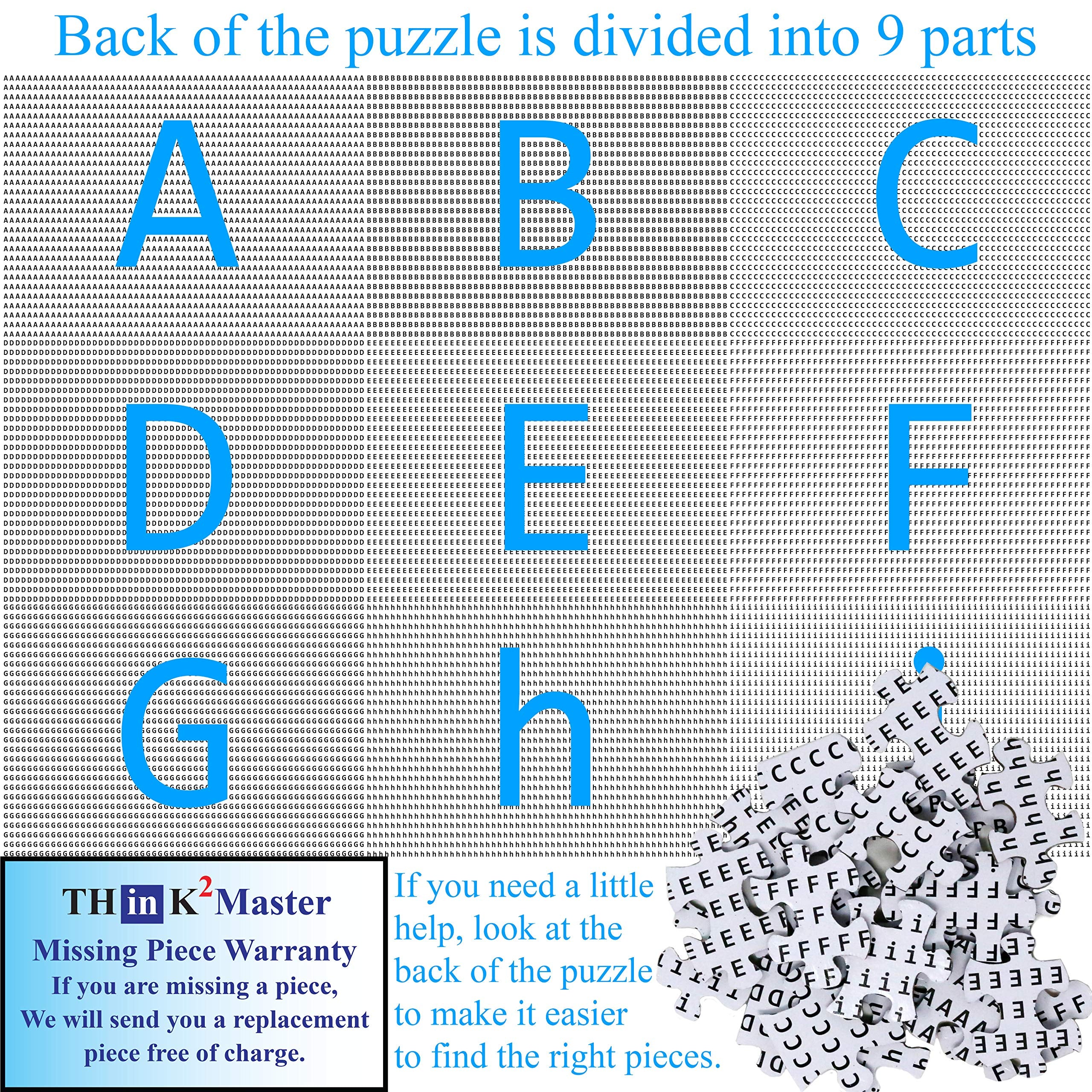 Think2Master 1000-Piece Pooping Puppies Jigsaw Puzzle – Humorous Gag Gift for Ages 13+