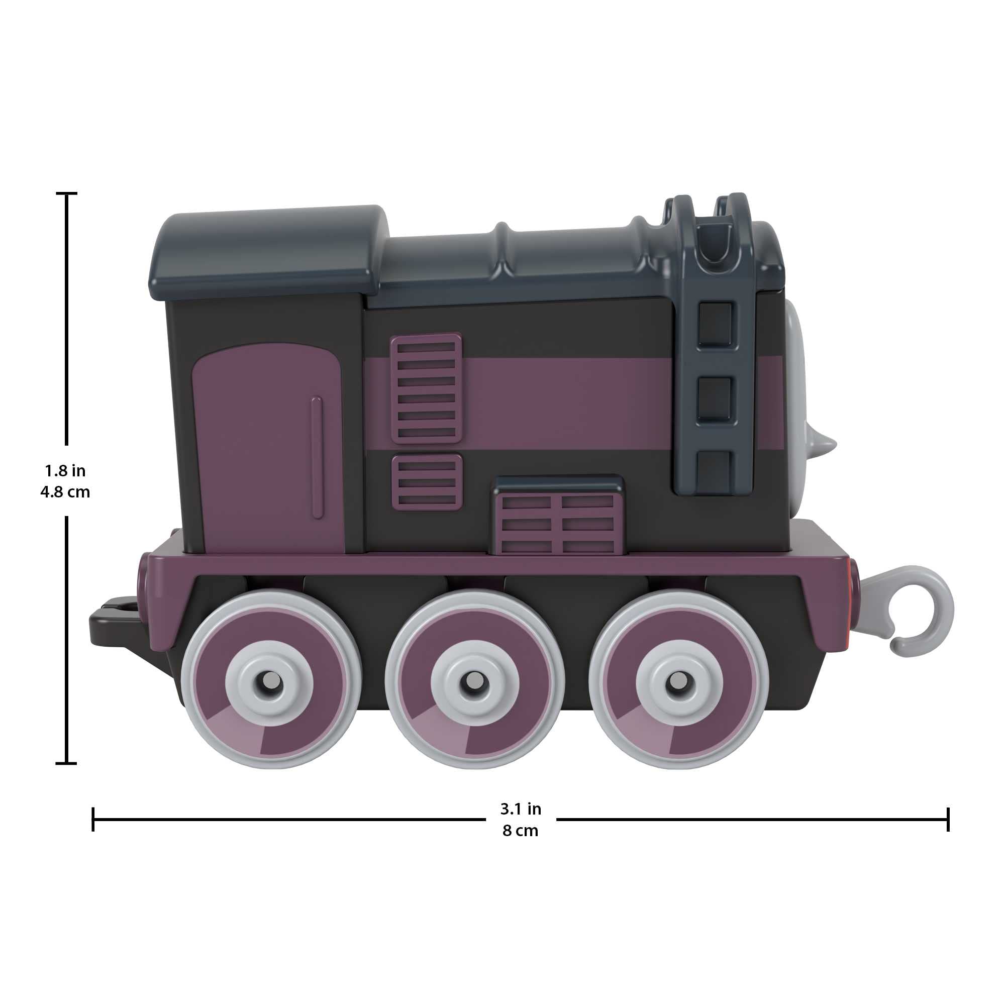 Thomas & Friends Diecast Metal Push-Along Train Engine – 8 cm, No Batteries Needed