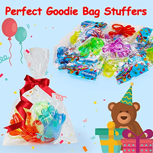 Thremhoo 40-Pack Glow in the Dark Sticky Hands Party Favors – Bulk Goodie Bag Fillers for Kids