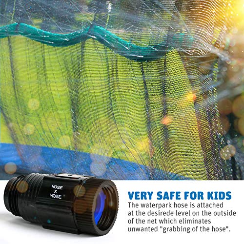 ThrillZoo 39ft Trampoline Sprinkler – Hose Attachment for 12-16ft Trampolines, Leak Proof, UV Resistant, Easy Setup