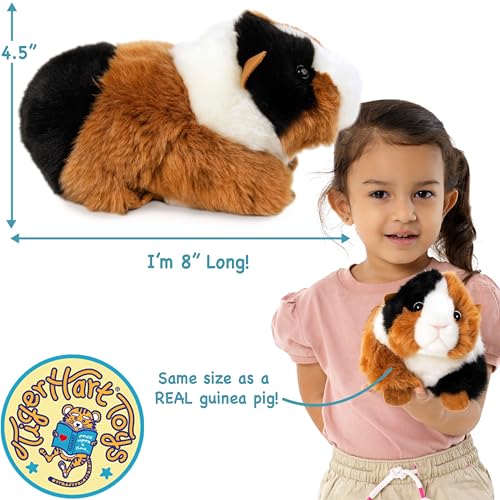TigerHart Gianni the Guinea Pig Plush - 9 Inch Soft Stuffed Animal with Story