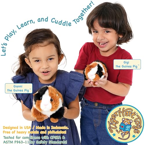 TigerHart Gigi the Guinea Pig – 6 Inch Soft Plush Toy with Story