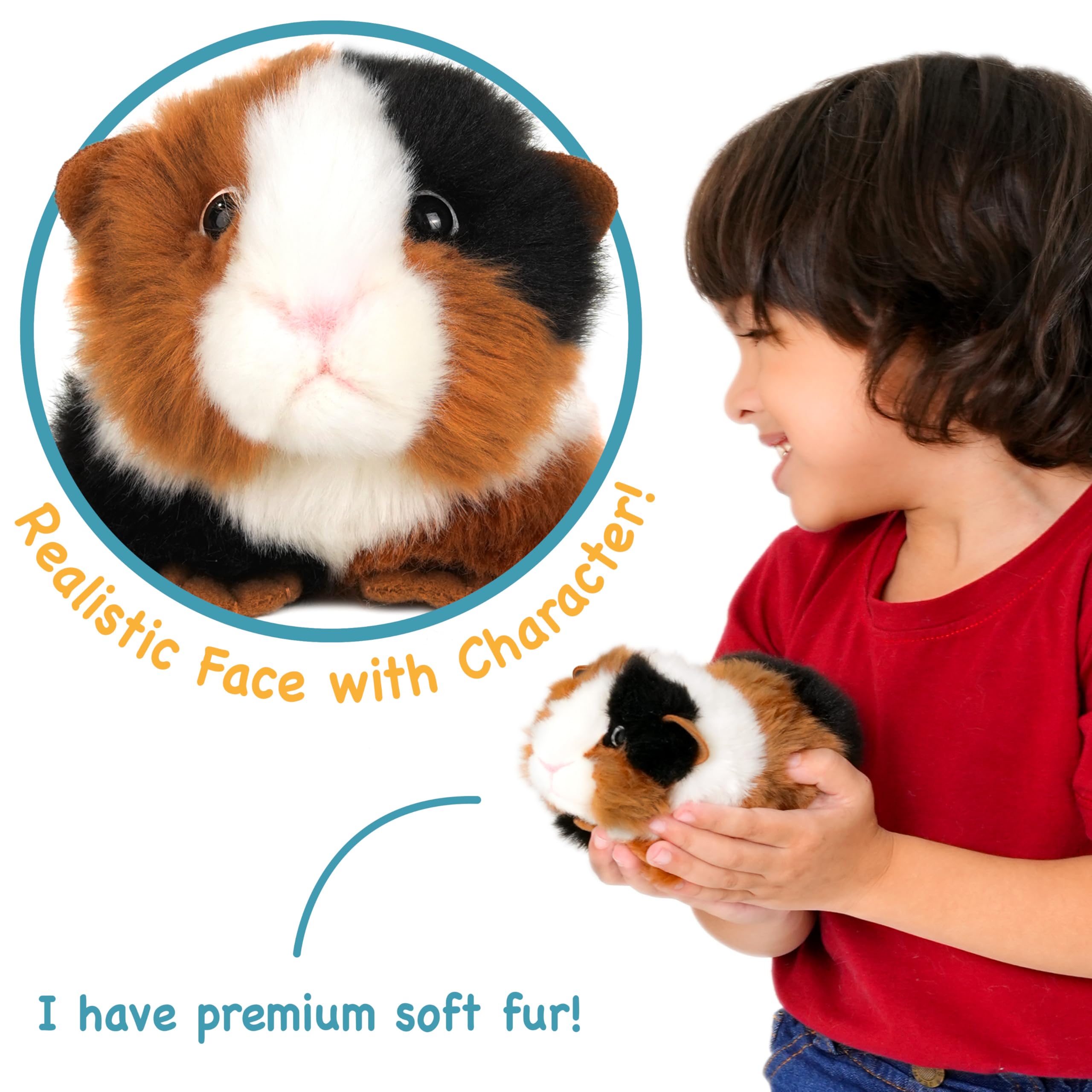 TigerHart Gigi the Guinea Pig – 6 Inch Soft Plush Toy with Story
