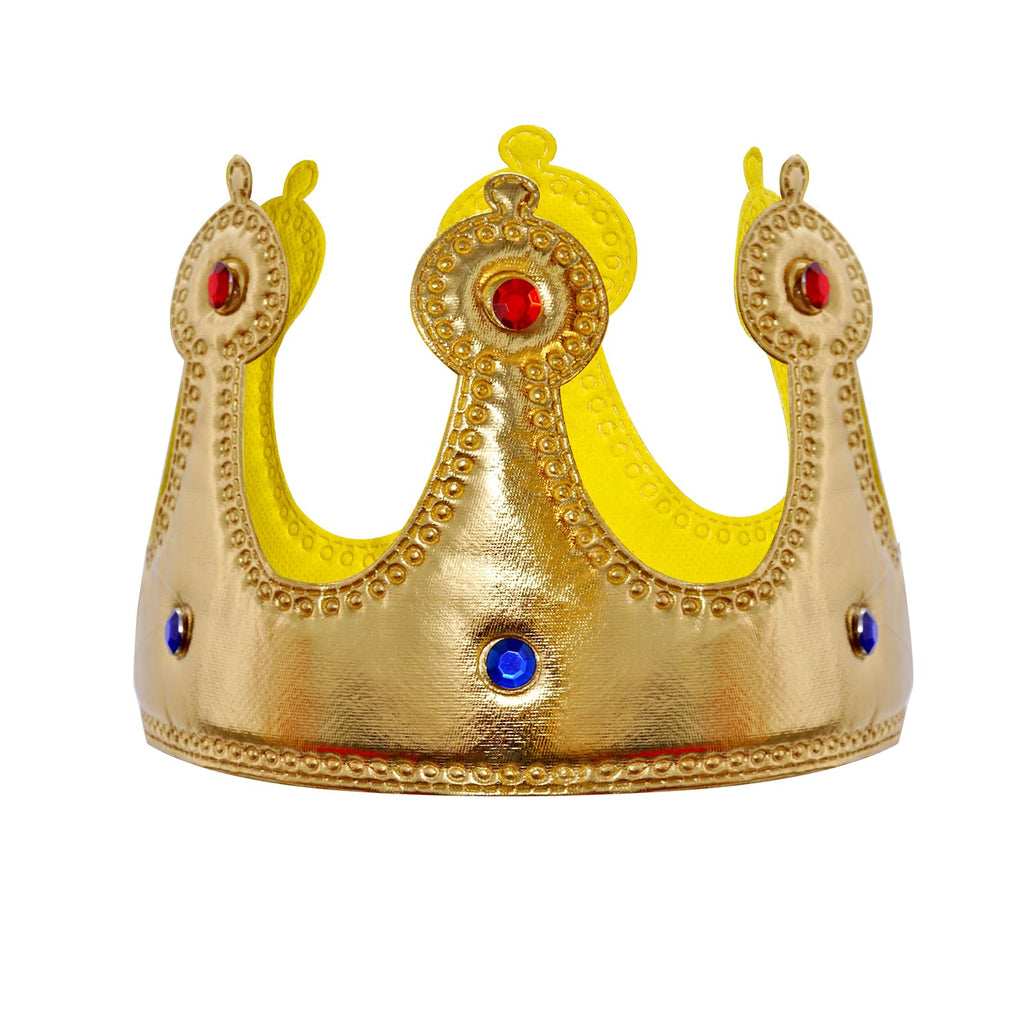 tiggell King and Queen Robe Costume Set with Crown – Polyester Royal Cape for Halloween Cosplay