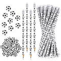 Tinlade 72-Piece Soccer Pencil and Eraser Set – Fun Football Stationery for Kids, Party Favors, Classroom Prizes