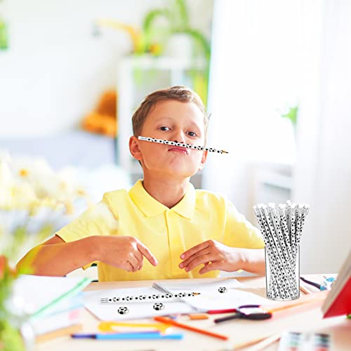 Tinlade 72-Piece Soccer Pencil and Eraser Set – Fun Football Stationery for Kids, Party Favors, Classroom Prizes