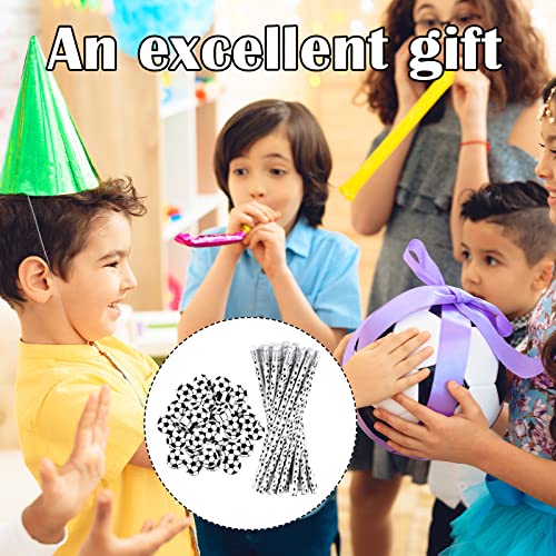 Tinlade 72-Piece Soccer Pencil and Eraser Set – Fun Football Stationery for Kids, Party Favors, Classroom Prizes