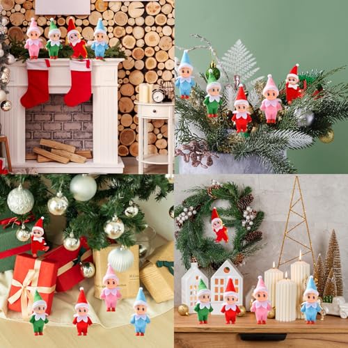 Tiny Elf Baby Doll – Miniature Christmas Elf with Removable Outfits for Gifts and Decor