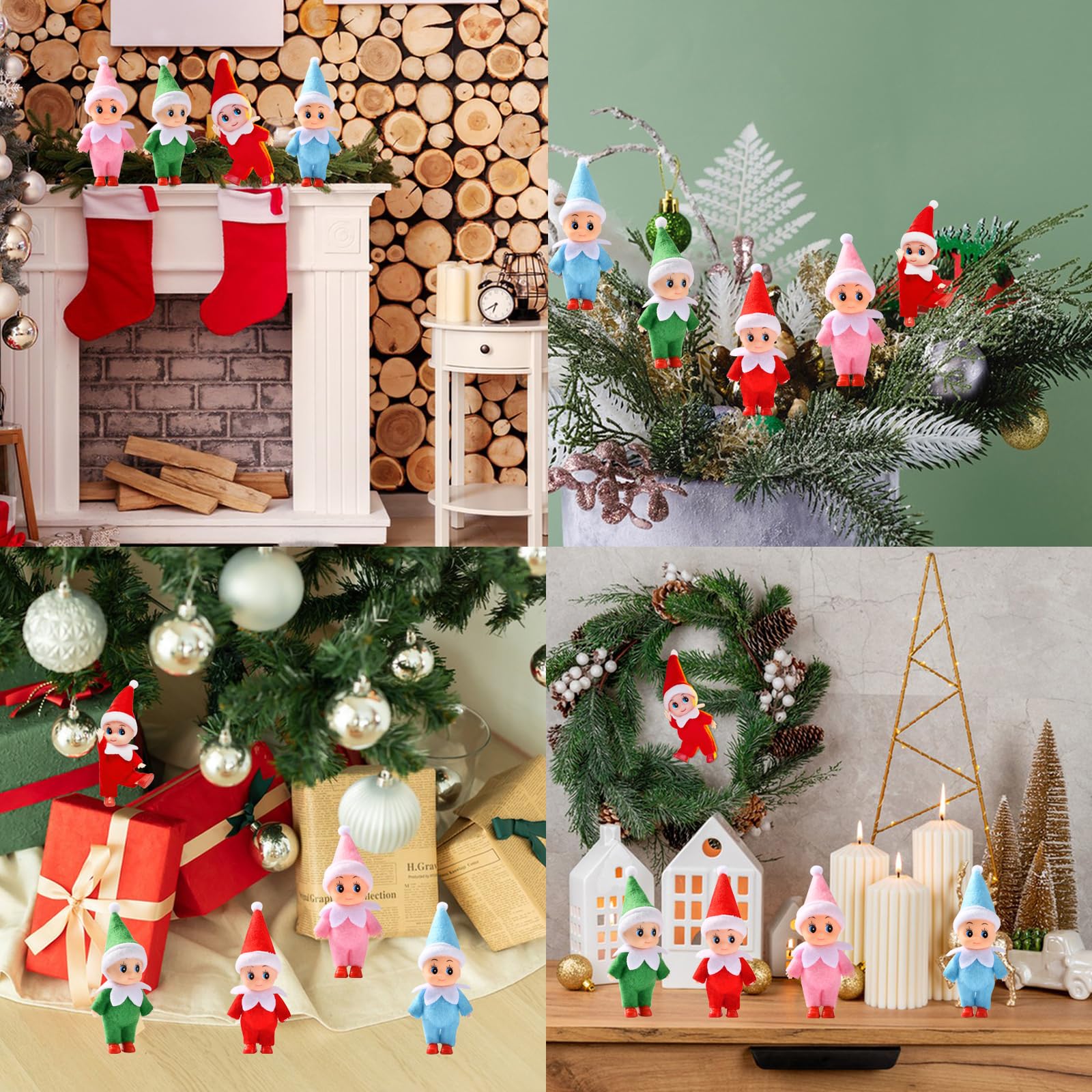Tiny Elf Baby Doll – Miniature Christmas Elf with Removable Outfits for Gifts and Decor