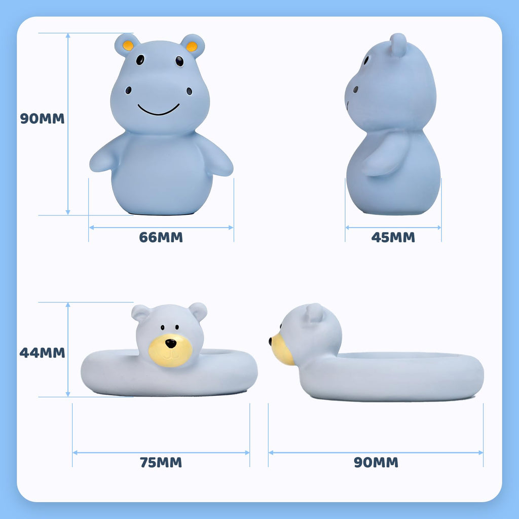Tiny Marvels Mold-Free Baby Bath Toys – Sealed No-Hole Design for Safe, BPA-Free Water Play
