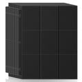 TiopLior 50-Pack 9-Pocket Card Sleeves - 900 Cards Capacity, Black Polypropylene Pages for 3-Ring Binders (Standard Size)