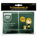TitanShield 150 Green Japanese-Sized Card Sleeves – 140-Micron Deck Protectors for Yu-Gi-Oh!, Vanguard & More
