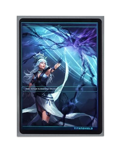 TitanShield Premium Card Sleeves - 150 Pack Standard 66x91mm Silver