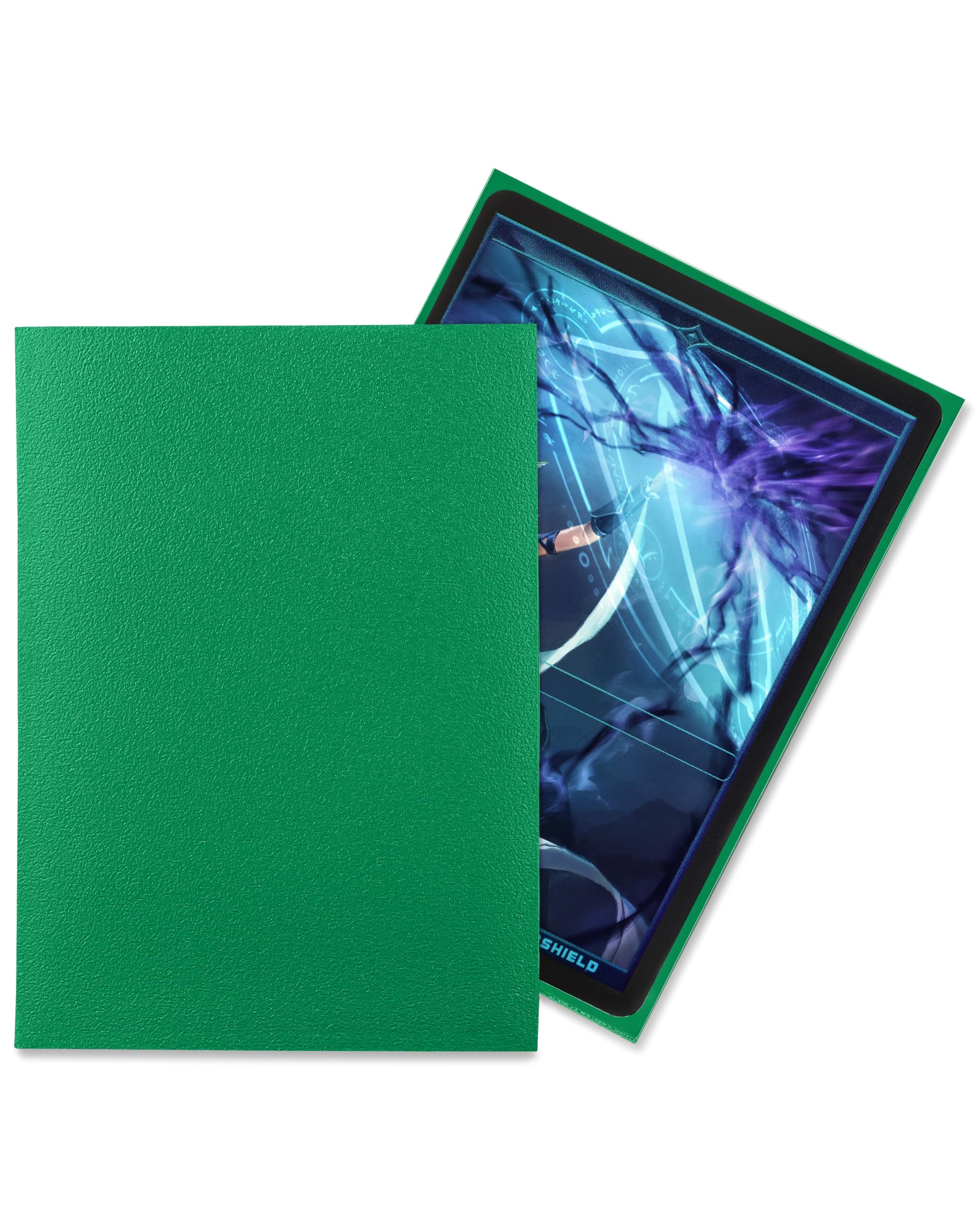 TitanShield Premium Card Sleeves - Standard 66x91mm, Emerald, 150 Pack