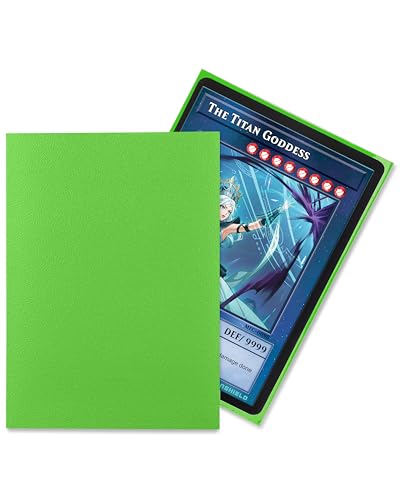 TitanShield Slime Green Japanese Card Sleeves – 150 Pack, 140 Micron Thick for Yu-Gi-Oh & Vanguard