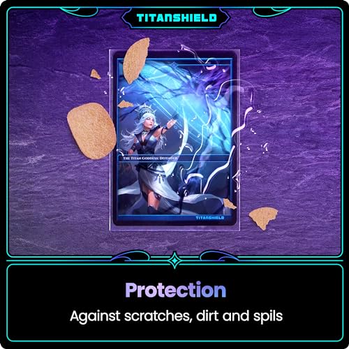 TitanShield Standard Card Sleeves (150 Pack) – 66x91mm Clear Polypropylene Protectors for MTG, Pokemon, Lorcana