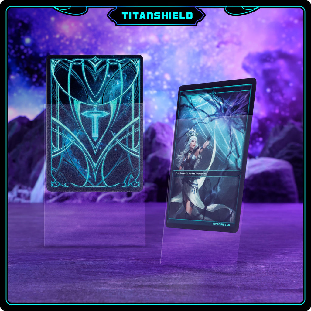 TitanShield Standard Card Sleeves (150 Pack) – 66x91mm Clear Polypropylene Protectors for MTG, Pokemon, Lorcana