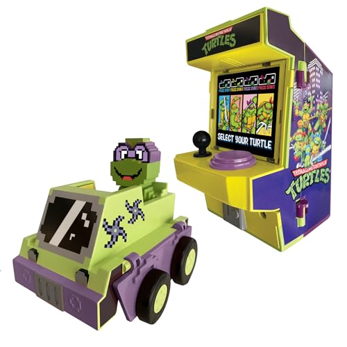 TMNT Arcade Cruisers Donatello Edition – 2-in-1 Transforming Arcade Cabinet to Vehicle with Lights & Sounds