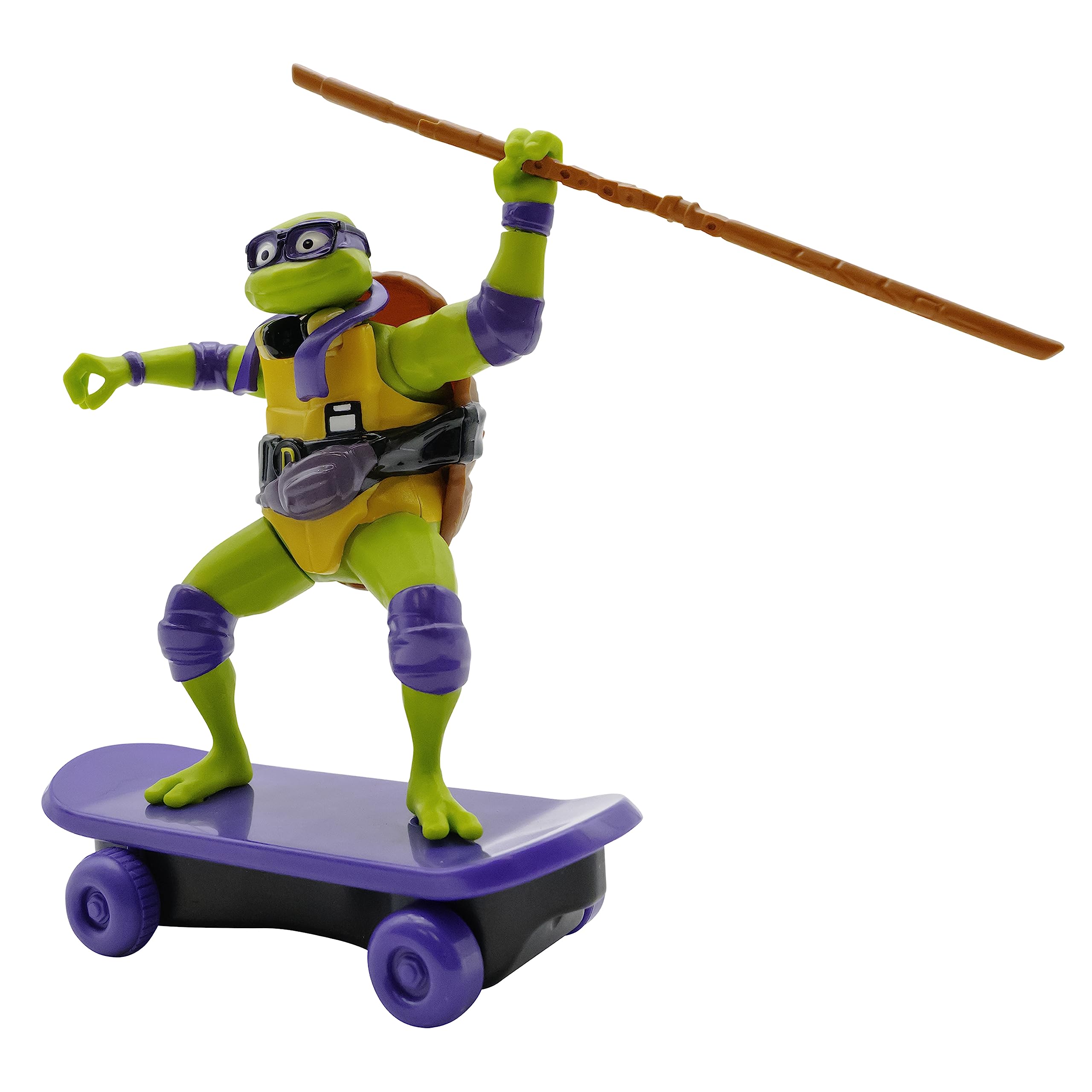 TMNT Donatello Sewer Shredder Pullback Skateboard Toy - Mutant Mayhem