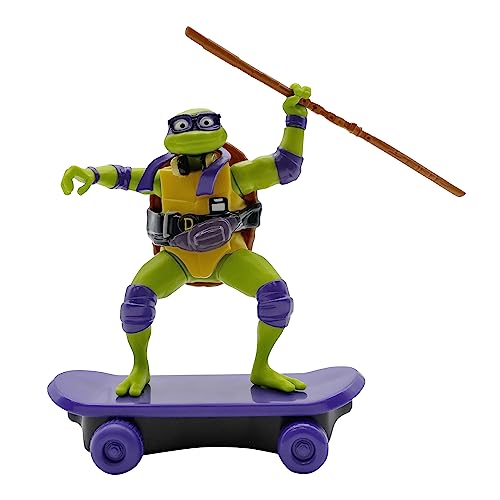 TMNT Donatello Sewer Shredder Pullback Skateboard Toy - Mutant Mayhem