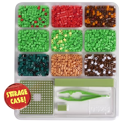 TMNT Pixel Creations Bead Kit – 2500 Beads, Pegboards & Templates for DIY Teenage Mutant Ninja Turtles Crafts