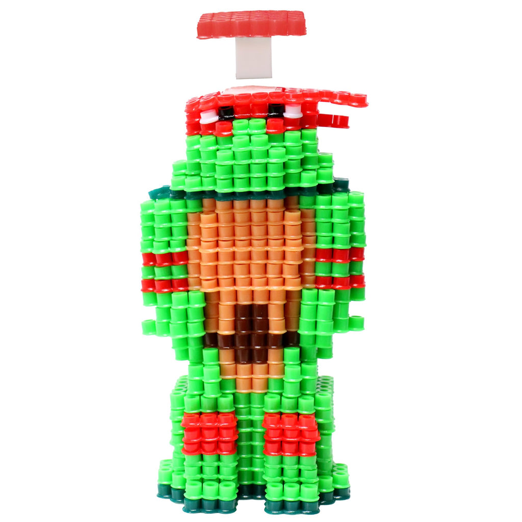 TMNT Pixel Creations Bead Kit – 2500 Beads, Pegboards & Templates for DIY Teenage Mutant Ninja Turtles Crafts