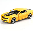 TOKAXI 1/36 Scale Chevrolet Camaro Bumblebee Diecast Pull-Back Toy Car (Yellow)