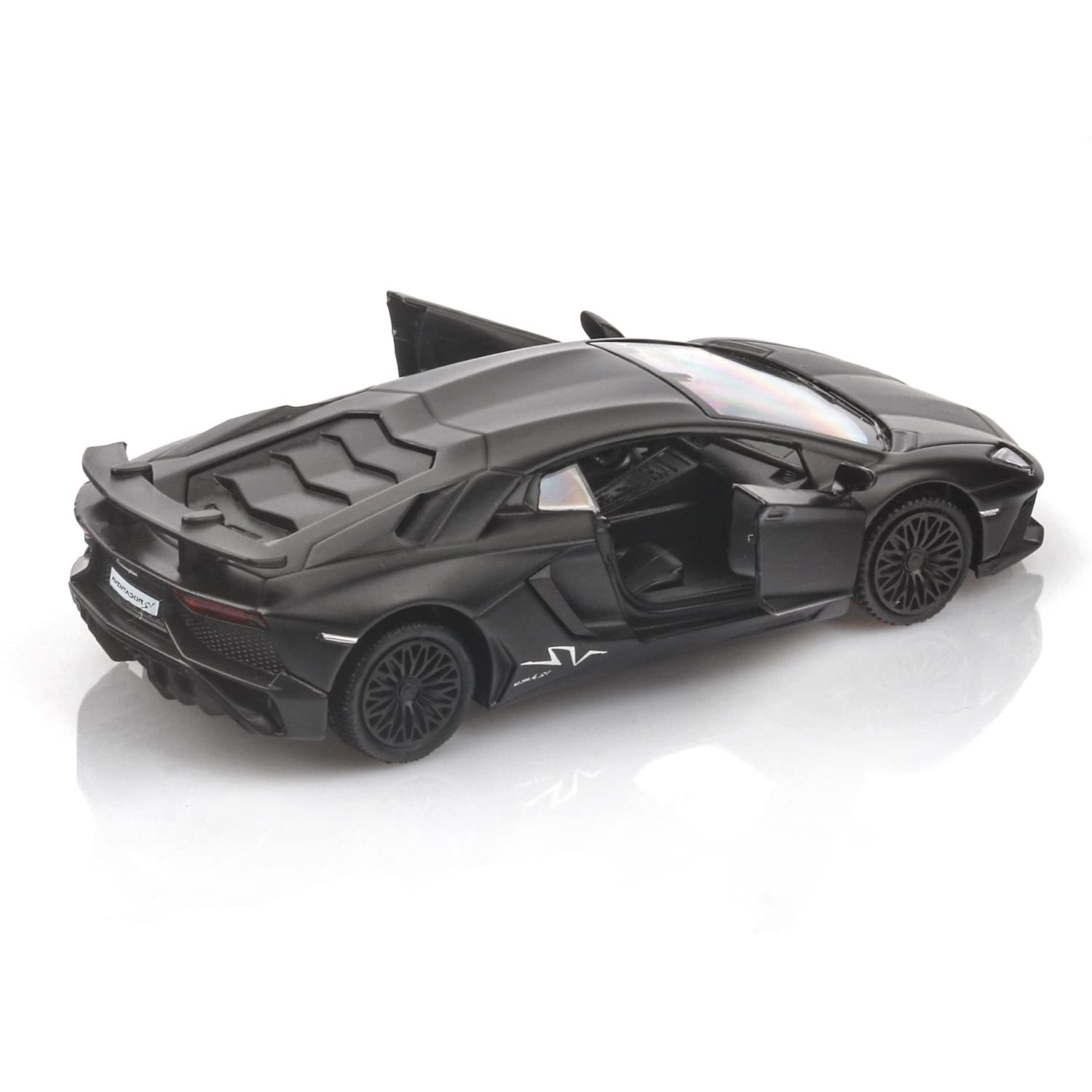 TOKAXI 1/36 Scale LP750-4 SV Diecast Car Model with Pull-Back Action and Opening Doors, Matte Finish