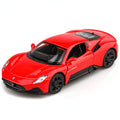 TOKAXI 1/36 Scale Maserati MC20 Diecast Model Car – Pull-Back Toy with Opening Doors for Kids and Collectors