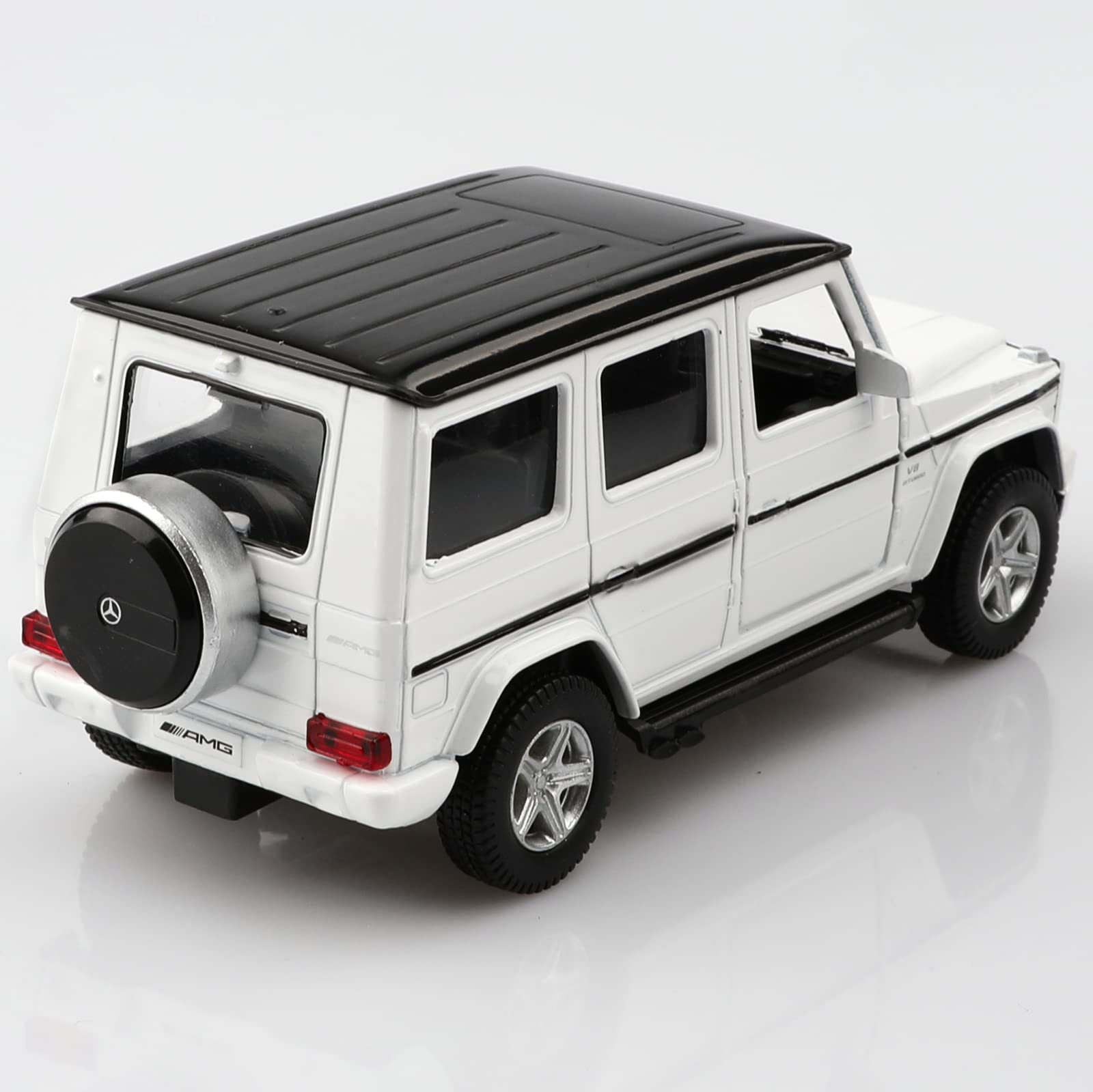 TOKAXI 1/36 Scale Mercedes Benz AMG G63 Diecast Car – Pull Back G Wagon Toy with Opening Doors