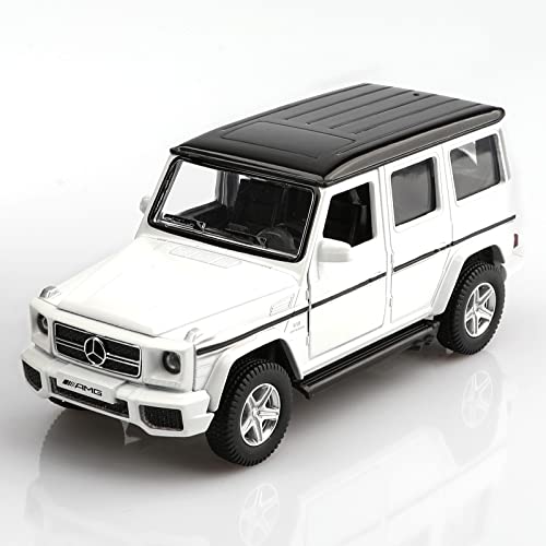 TOKAXI 1/36 Scale Mercedes Benz AMG G63 Diecast Car – Pull Back G Wagon Toy with Opening Doors