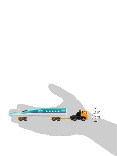 Tomica No.122 Long Type: Mitsubishi Fuso Super Great H5 Series Shinkansen Hayabusa Transport Vehicle Set