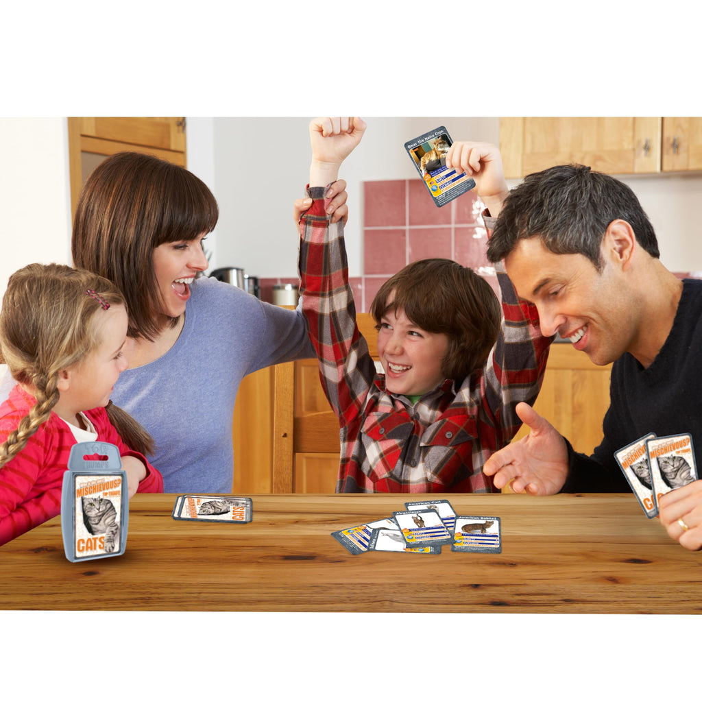 Top Trumps Cats Card Game: Learn Fun Facts About Bengal, British Shorthair & Siberian Cats – Educational Family Game for Ages 6+