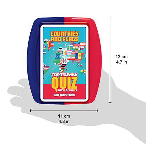 Top Trumps Countries and Flags: Geography Trivia Card Game for 2+ Players Ages 8+