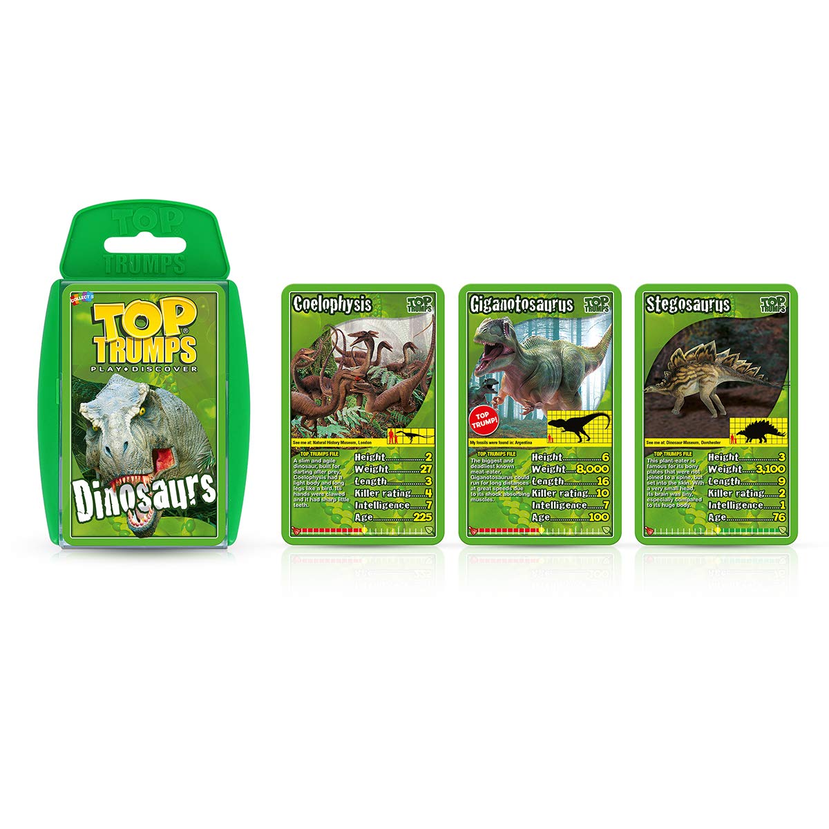 Top Trumps Dinosaurs Card Game – Learn Fun Facts About T-Rex, Triceratops & More