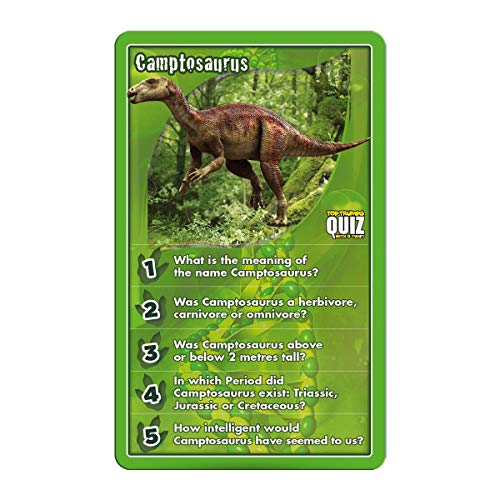 Top Trumps Dinosaurs – Dinosaur Trivia Card Game for Family Game Night, 2 Decks, Ages 8+