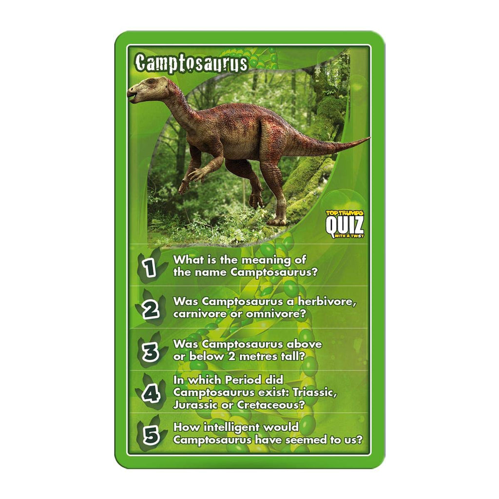 Top Trumps Dinosaurs – Dinosaur Trivia Card Game for Family Game Night, 2 Decks, Ages 8+