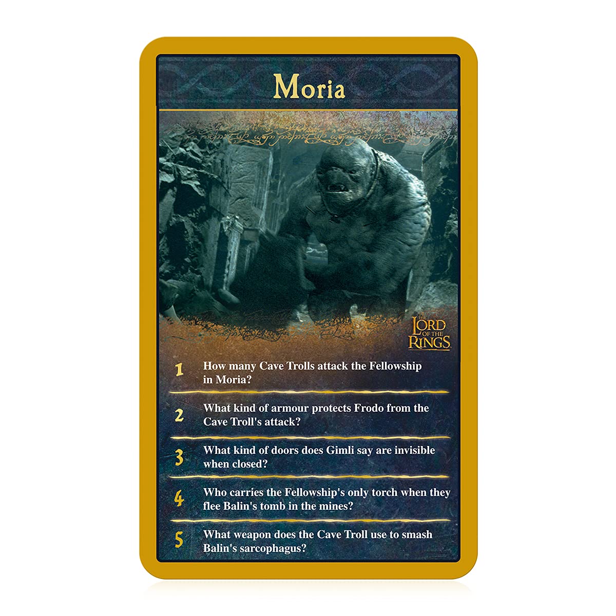 Top Trumps Lord of the Rings Quiz: 500 Trivia Questions from Middle-earth