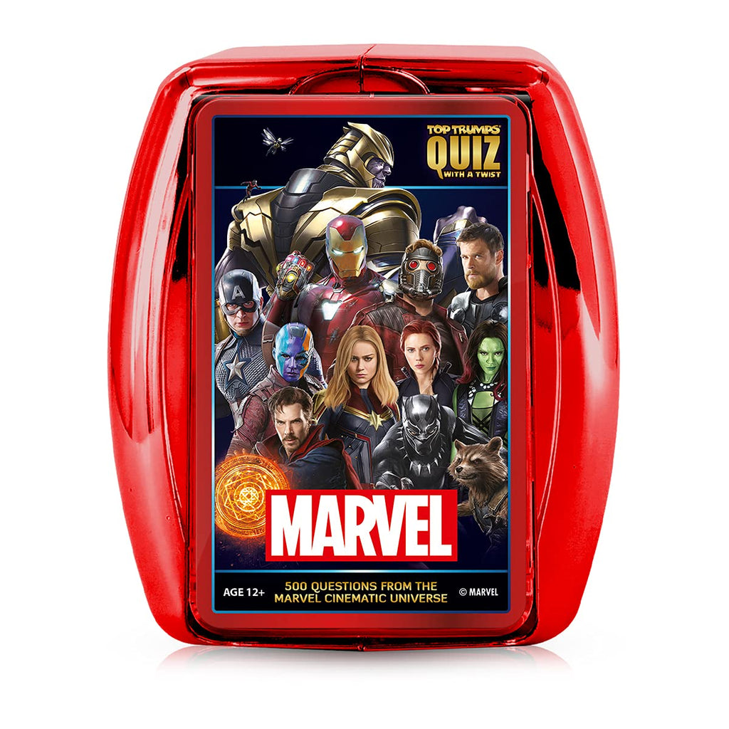 Top Trumps Marvel Cinematic Universe Quiz Game – 500 Trivia Questions for Ages 8+