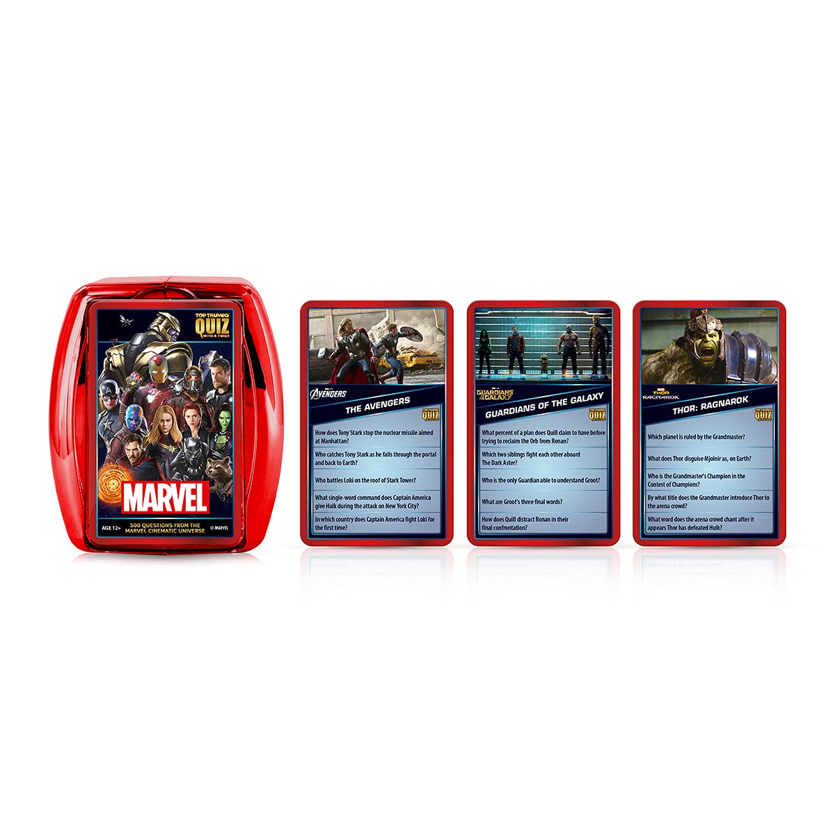 Top Trumps Marvel Cinematic Universe Quiz Game – 500 Trivia Questions for Ages 8+