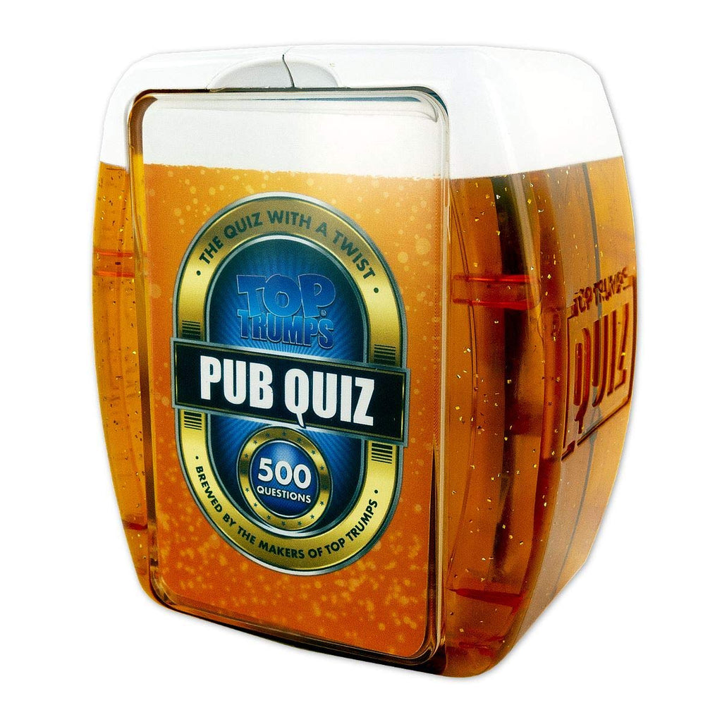 Top Trumps Pub Quiz Trivia Game: 500 Questions on Sports, Music, Film, TV, Science & General Knowledge for Ages 8+