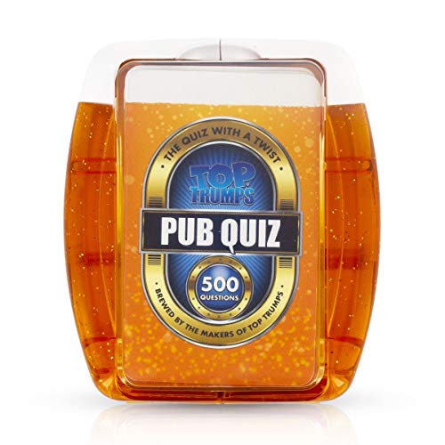 Top Trumps Pub Quiz Trivia Game: 500 Questions on Sports, Music, Film, TV, Science & General Knowledge for Ages 8+